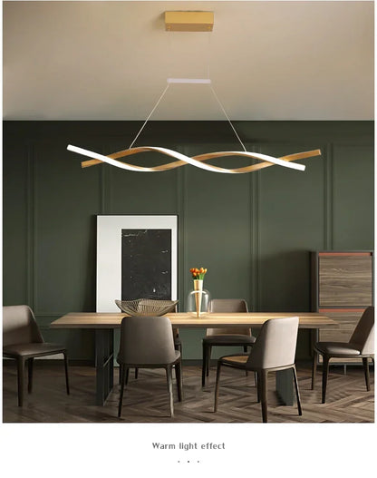 Modern Rotate Led Pendant Lights Dimmable for Kitchen Island Table Dining Room Office Chandelier Decor Lighting Lusters Fixture