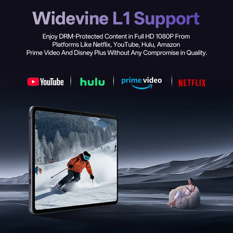 SVITOO Tablet 2026 Android 16 12 Inch 2000 x 1200 2K Display IPS Large Screen Unisoc T7250 Octa-Core Processor 6GB Physical RAM + 24GB Virtual RAM 128GB ROM 1TB Expandable 8800mAh Battery 2.4GHz 5GHz Dual Band WiFi 5 Bluetoot