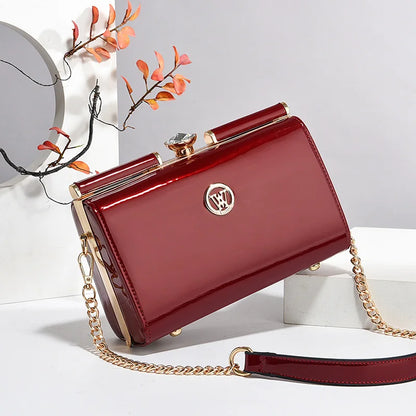 New Women Handbags Fashion Embossed Craftsmanship Portable Shoulder Bag Top-handle Diamond Ladies Bag Wedding Party Bags