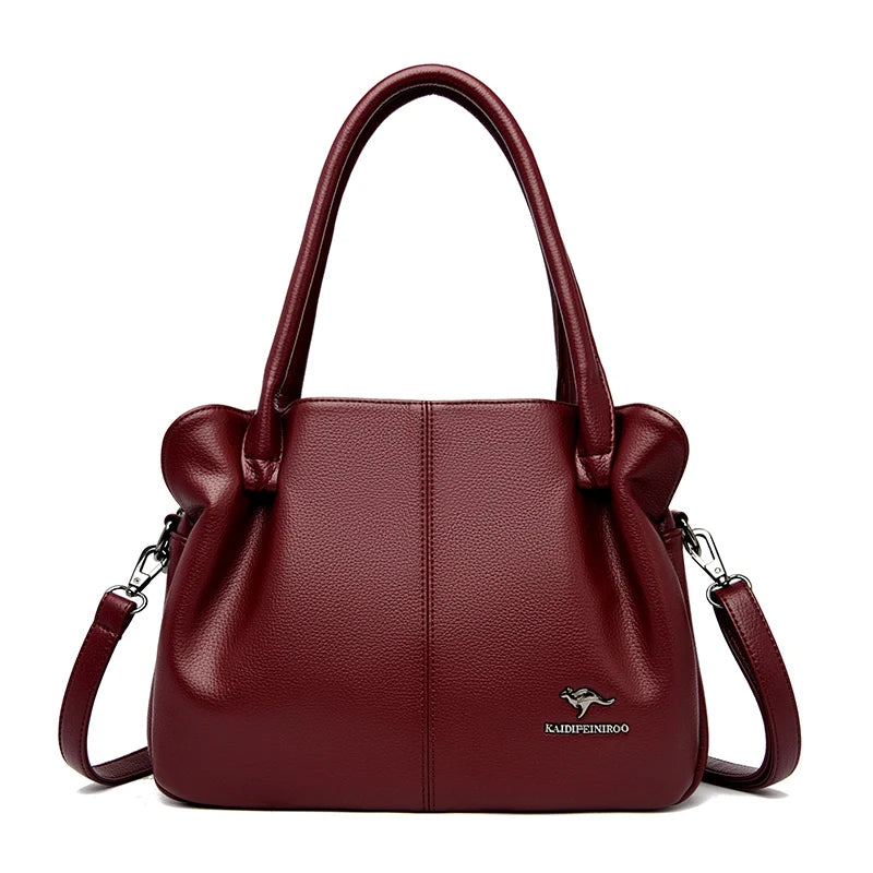 Luxury Designer Women's Handbag Soft Leather Large Capacity Purses and Handbags Casual Shoulder Bags Sac A Main Ladies Tote Bag