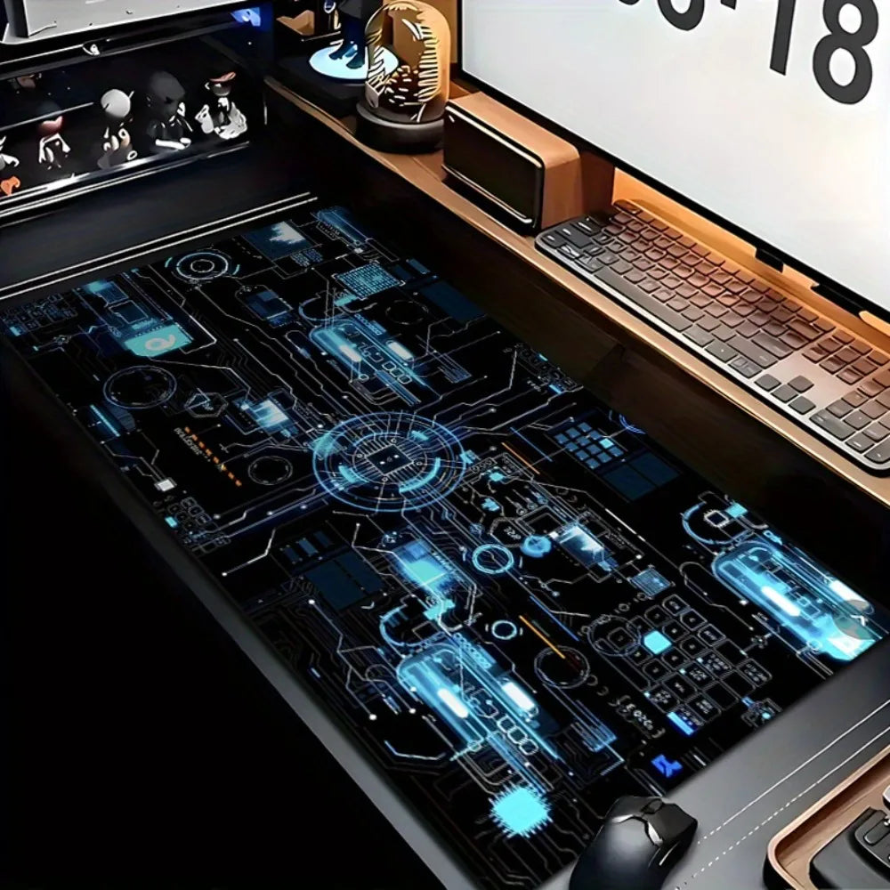 nnovate the future circuit board design, with anti-slip properties computer desk accessories one piece playmat pk control 1
