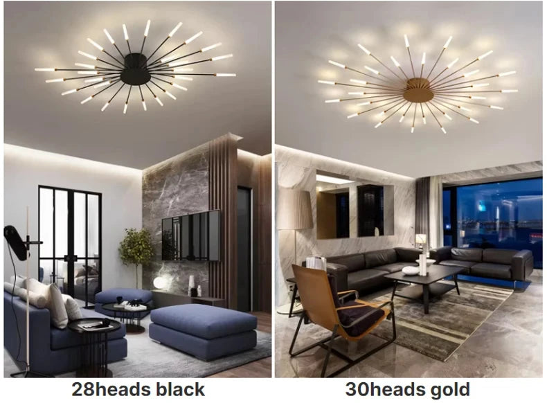 Modern LED Ceiling Lamp Living Room Dining Bedroom Ceiling Chandelier Lights Nordic Design Home Decor Indoor Lighting