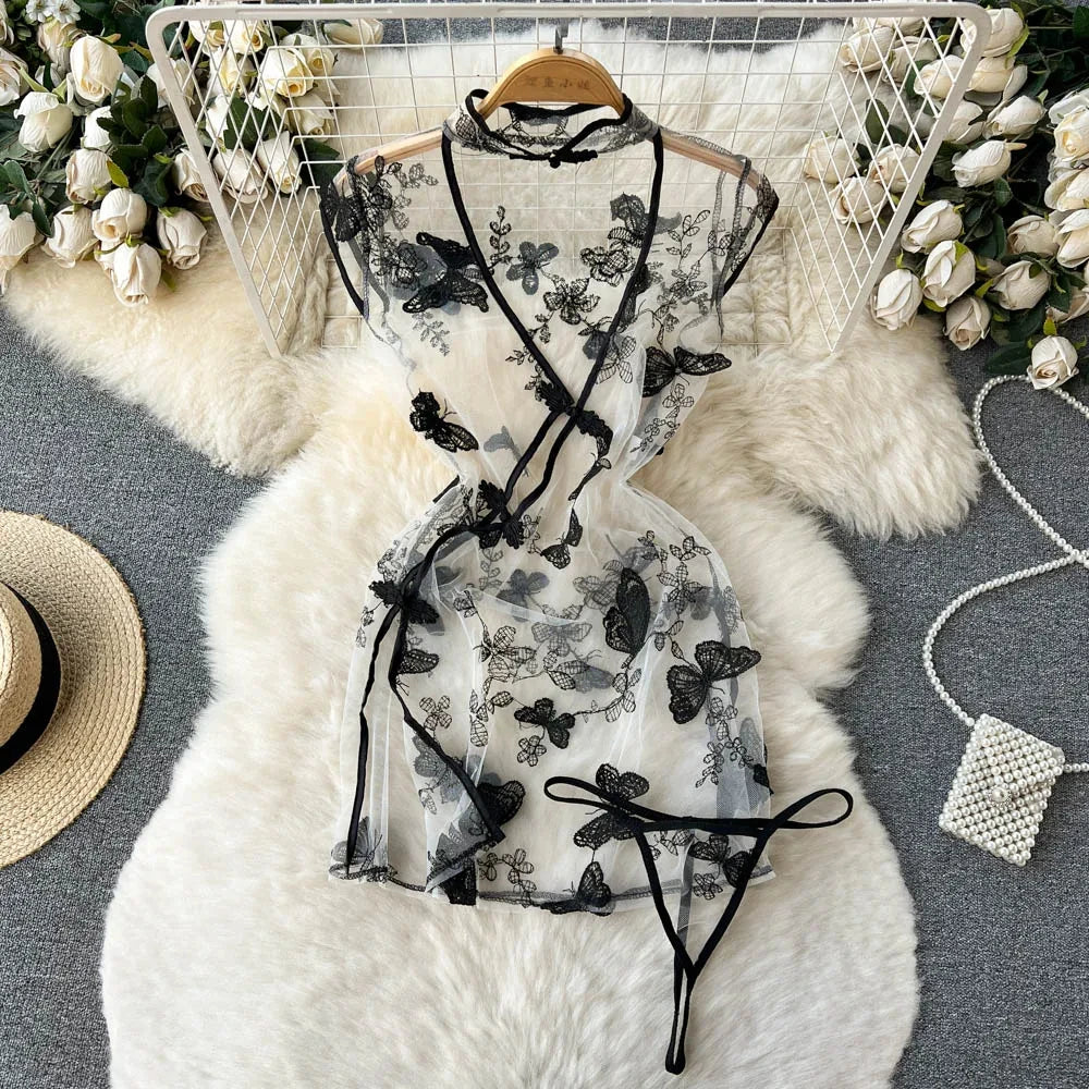 Women Lace Patchwork Velour Strappy Catsuits Fashion One Piece Combination Rompers Erotic Fashion Sexy Bunny Bodysuits Cosplay