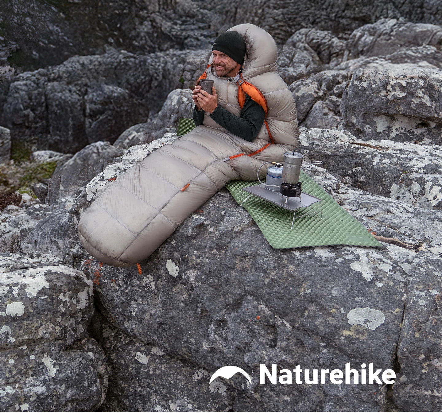 Naturehike Snowbird Pro Goose Down Sleeping Bag Winter Sleeping Bag Ultralight Hiking Camping Goose Sleeping Bag Thickened Cold