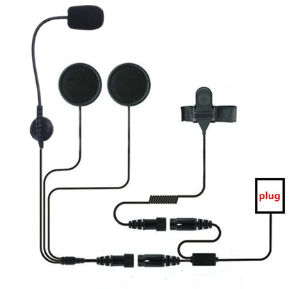Helmet Headset PTT Motorcycle Headphone For BAOFENG A58 BF-9700 UV-9R Plus GT-3WP R760 82WP  Ham Radio