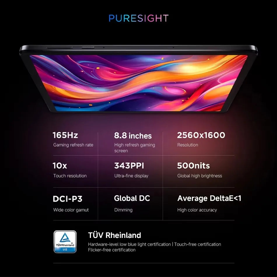 Lenovo Legion Y700 2025 8.8 inch Gaming tablet Snapdragon 8 Gen3 8 Core Android 14 12GB 256GB 16GB 512GB WiFi White