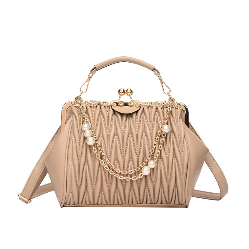 New Summer Women's Shoulder Bag Thick chain Handbag Sense of luxury Ladies Clouds Crossbody Messenger Bags Designer PU Women Bag