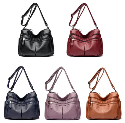 High Quality Genuine Leather Ladies Bags Fashion Purses And Handbags Famous Designer Crossbody Shoulder Bag For Women Sac A Main