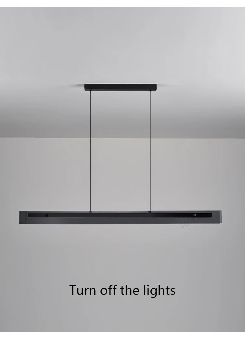 LED Chandelier Pendant lights restaurant lights Nordic modern minimalist office long bar dining room chandeliers kitchen lamps