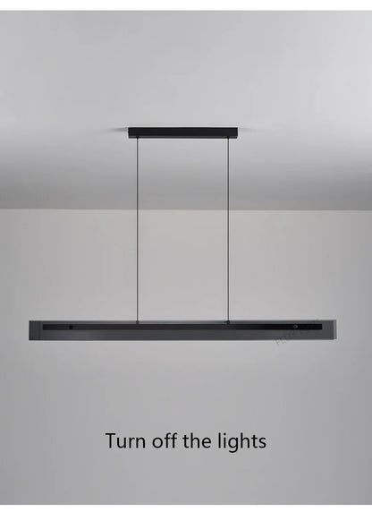 LED Chandelier Pendant lights restaurant lights Nordic modern minimalist office long bar dining room chandeliers kitchen lamps