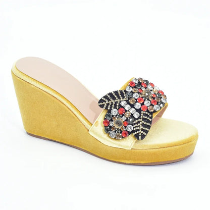 Italian Designers Luxury Round Toe Bright Diamond Elegant Summer Party Women's Platfrom High Heels Shoes Wedding Shoes Bride
