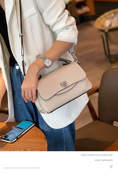 Genuine Leather Women's Bag Luxury Designer Crossbody Bags High Quality Cowhide Women Shoulder Bag Female Handbags M8863