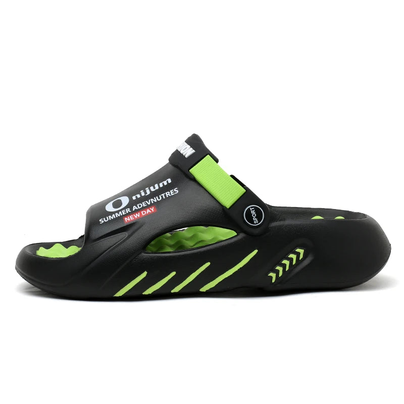 Men Sandals New Summer EVA Soft-soled Platform Slides Slippers Indoor Outdoor Walking Beach Shoes Flip Flops Mens Shoes