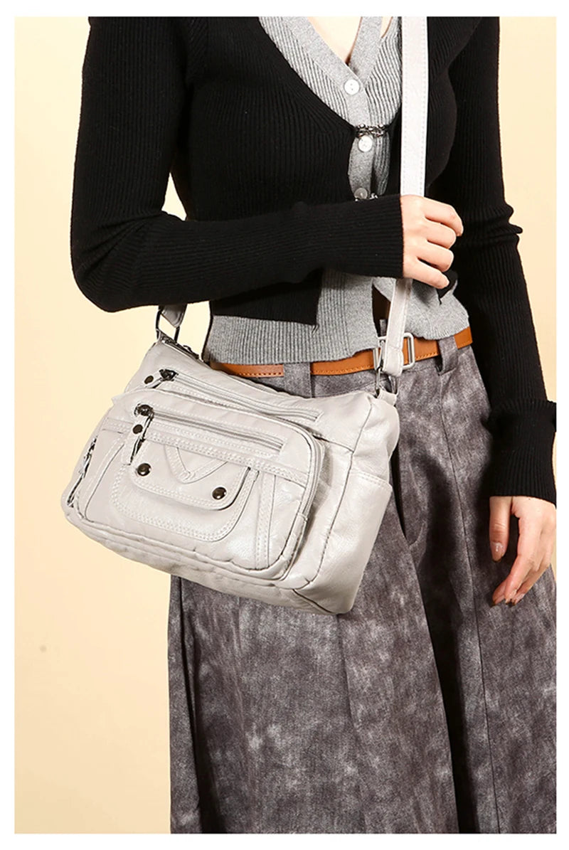 High Quality Leather Handbags Women Bags Luxury Brand Designer Shoulder Crossbody Hand Bags for Women 2024 Purses and Handbags