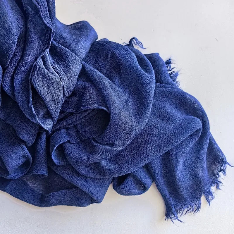 60 Color Cotton Crepe Shawl Headwraps Fashion Scarf Hijab For Women Veil Muslim Islam Hijab Cap Scarf For Muslim Shawl 200*90CM