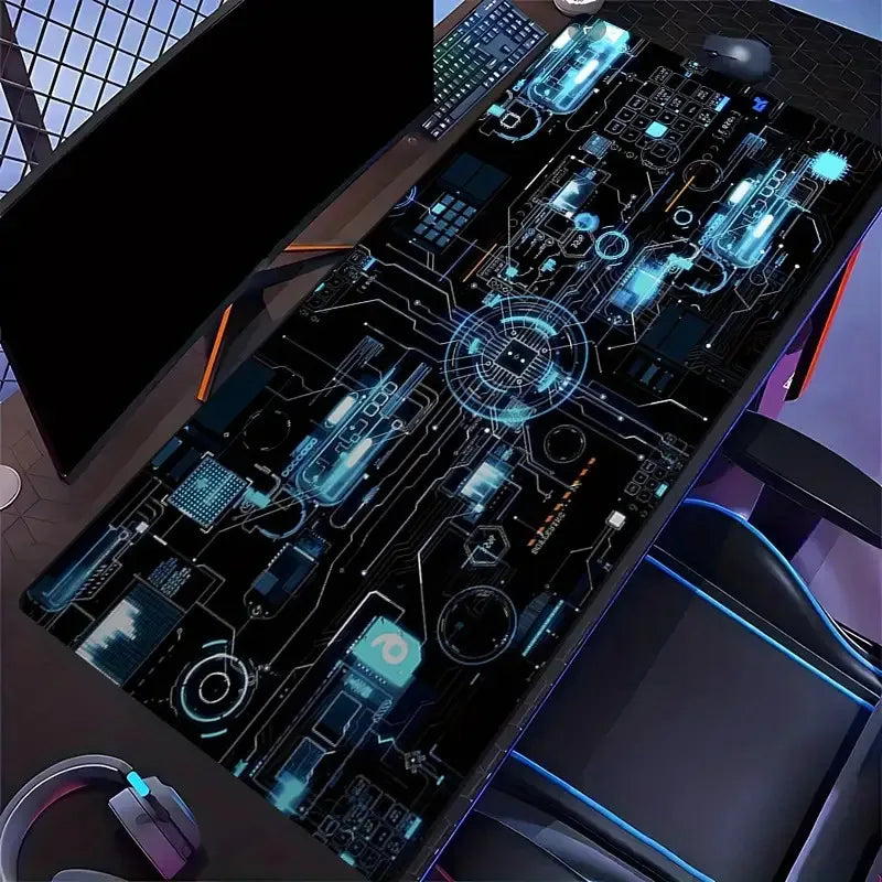 nnovate the future circuit board design, with anti-slip properties computer desk accessories one piece playmat pk control 1