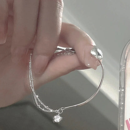 925 Sterling Silver Bracelet Woman Vintage Luxury Original Jewelry Accessories Fashion Designer Party Wedding Jewelry Gifts 2025