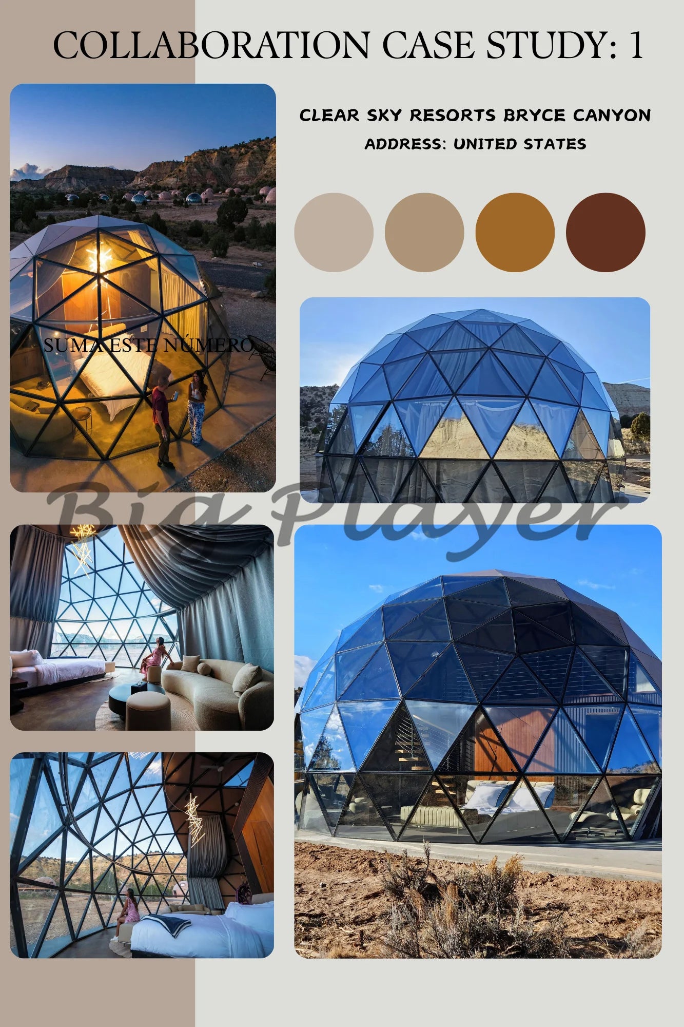Hexagonal Tempered Glass Dome House, Geodesic Igloo Tent with Aluminum Frame, Luxury Outdoor Resort Round Camping Hotel Shelter
