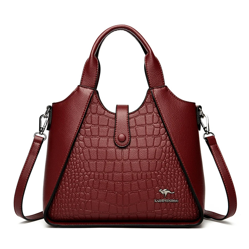 Luxury Designer Handbag Brand High Quality Soft Leather Bags 2024 Sac Crossbody Shoulder Bag For Womens Casual Tote Bag Bolsos