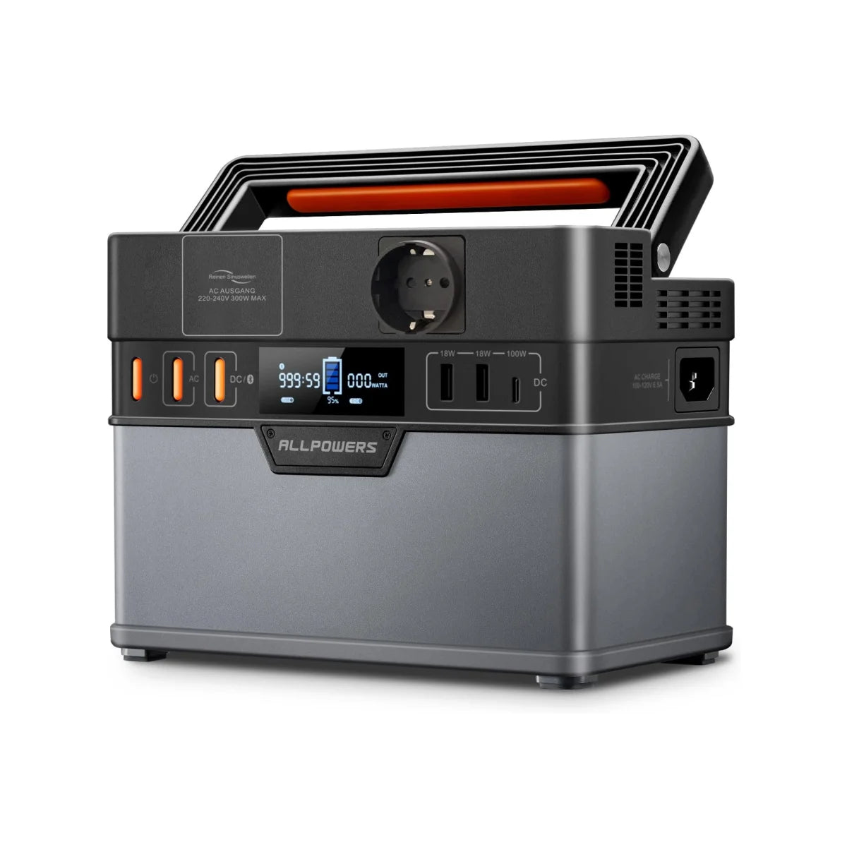 ALLPOWERS S2000 PRO 2400W / 700W / 300W / 200W Portable Power Station Solar Generator Emergency Power Supply for Iphone Camping