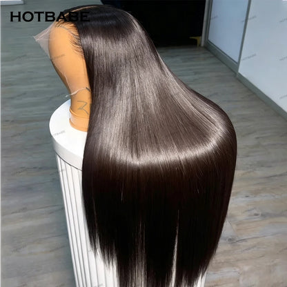 Lagos Hairline 100% Human Hair Pre Plucked M-Shaped Hairline Straight Wig 13x6 HD Lace Front Wig Glueless Wear And Go For Women