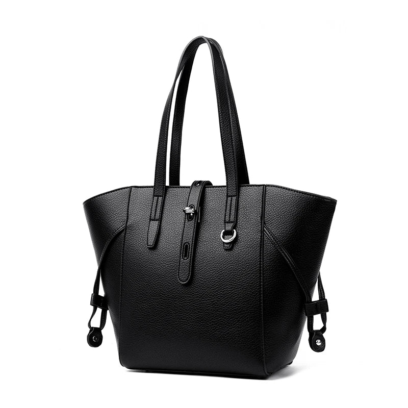 Luxury Brand PU Leather Shoulder Bags Women Fashion Large Capacity Handbag Elegant Crossbody Purse For Ladies Casual Office Tote