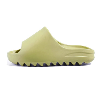 MENG PAI Thick Soled Eva Fashion Slides Soft Summer Slippers Comfortable Beach Sandals Casual Home Shoes For Men And Women