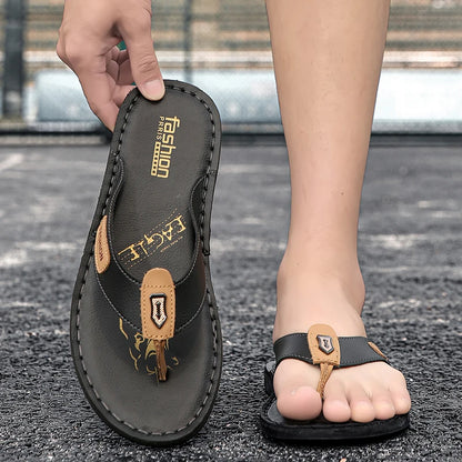 Hot-selling Summer Slippers for Men Soft Sole Slides New Arrival Male Flip Flops Leisure Walk Men's Casual Sandals New Half Drag