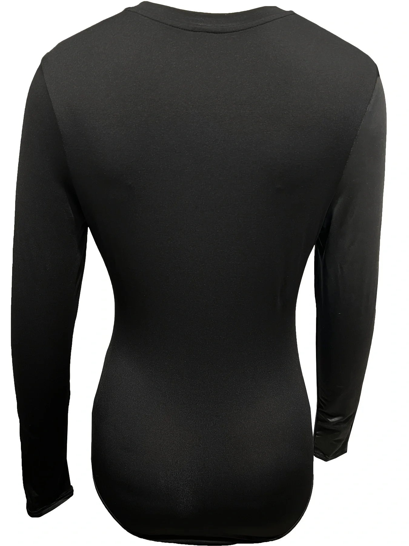 O Neck Long Sleeve Solid Color Sexy Bodysuit Slim Fit Bodycon Bodies Casual One-Piece Black Lady Streetwear Bodysuits