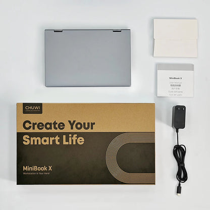 CHUWI MiniBook X 2-in-1 Touch Screen Laptop Intel N150 16GB LPDDR5 512G SSD 10.51"1920x1200 FHD Resolution Ultra-thin Notebook
