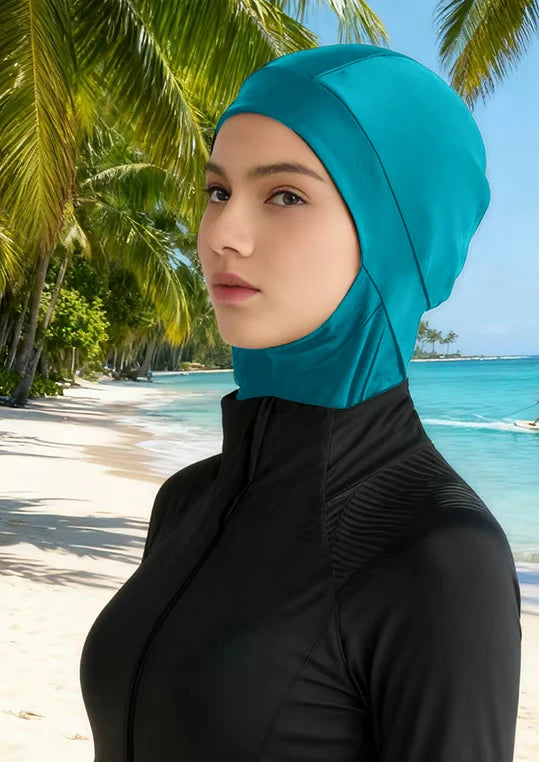 1PCS Burkini Femme Hijab Swim Bathing Hijab Women Summer Beach Instant Turban Cap