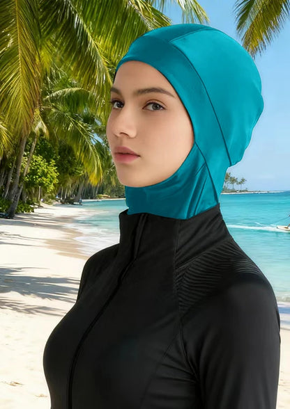 1PCS Burkini Femme Hijab Swim Bathing Hijab Women Summer Beach Instant Turban Cap