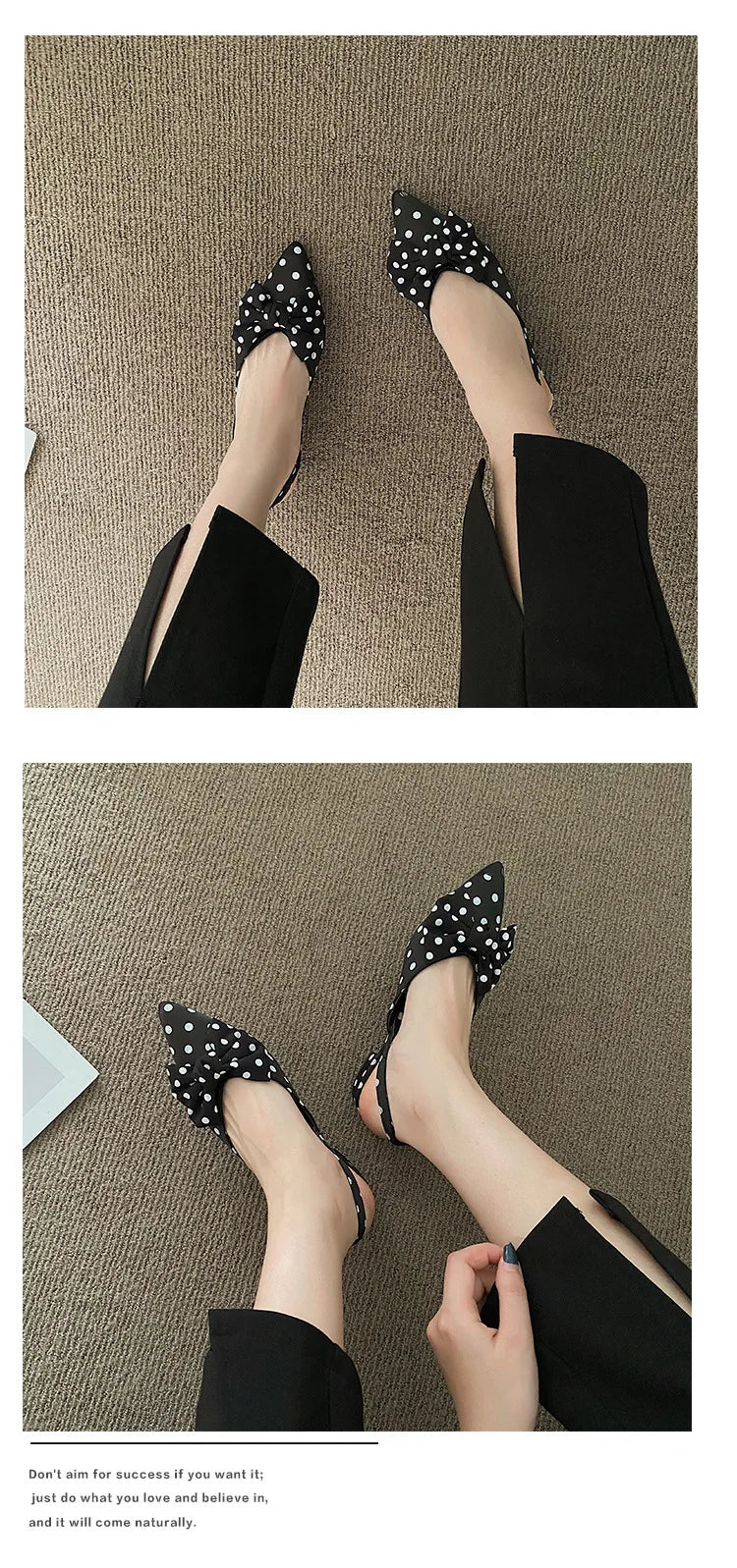 maogu Bow Polka Dot Pointed Toe Stiletto Sandals Luxury Sandals Women Designers Elegant Party Sandal 2023 Fashion Women Shoes 39