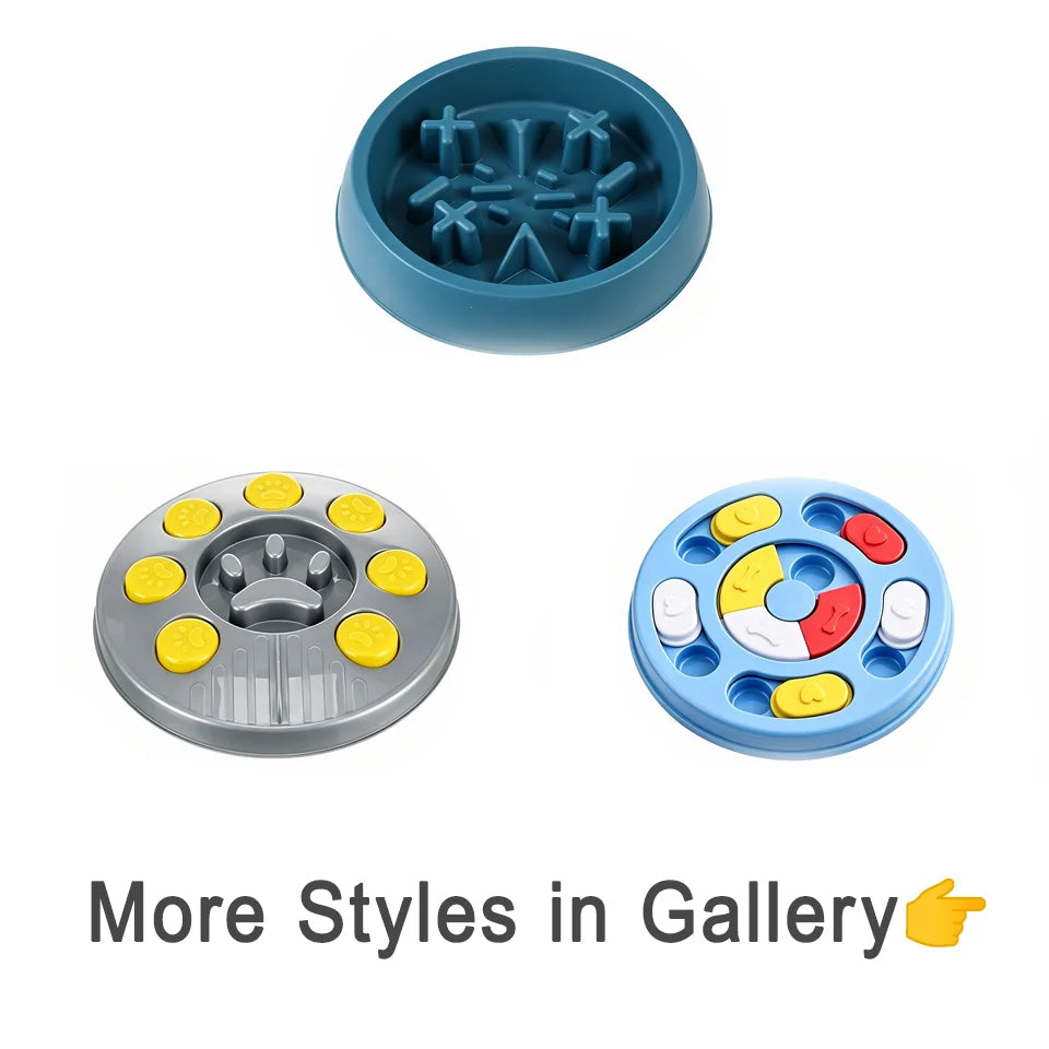 Dog Puzzle Toys Slow Feeder Interactive Brain Increase Puppy IQ Food Dispenser NonSlip Slowly Eating Bowl Pet Cats Dogs Training