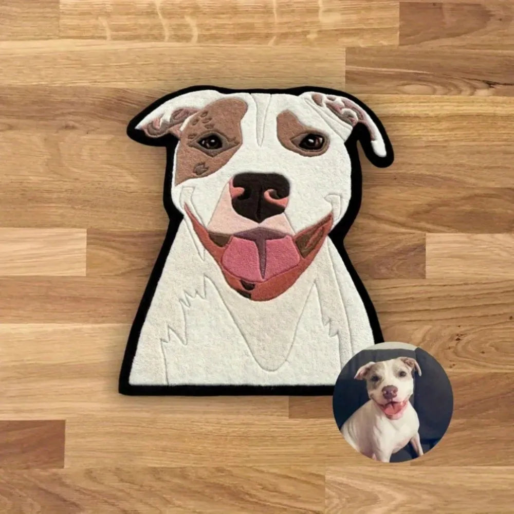 VIKAMA Custom Photo Rug - Personalize with Any Image Upload Non-Slip Home Mat for Entryways Pet-Friendly Printing Available