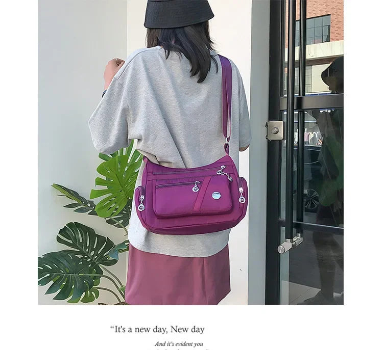 Fashion Casual Crossbody Shoulder Bag Women Bag Nylon Waterproof Messenger Bags For Lady Handbags High Quality Multifunctional