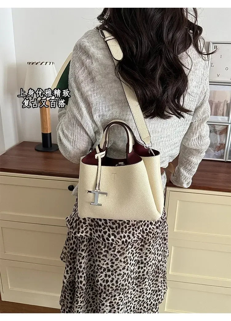 Premium Ladies Tote Bag, Fashionable Leather Crossbody Handbag For Women, Luxury Brand Messenger Bag