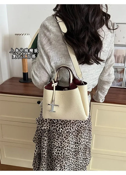 Premium Ladies Tote Bag, Fashionable Leather Crossbody Handbag For Women, Luxury Brand Messenger Bag