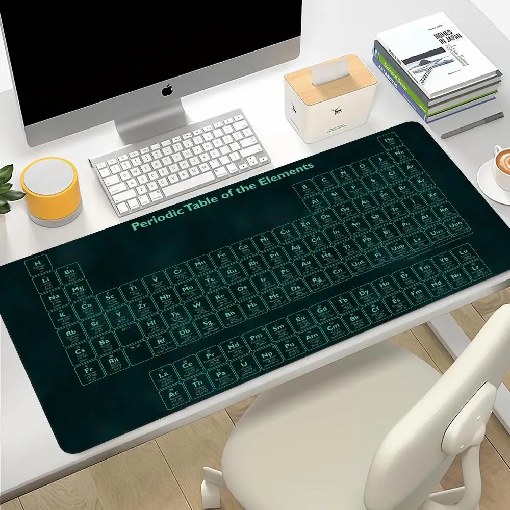 Gaming Mausepad 900x400 Large Periodic Table of Chemical Elem Mouse Pad XXL Anti-slip Mousepad Gaming Keyboard Desk Pad Mat PC
