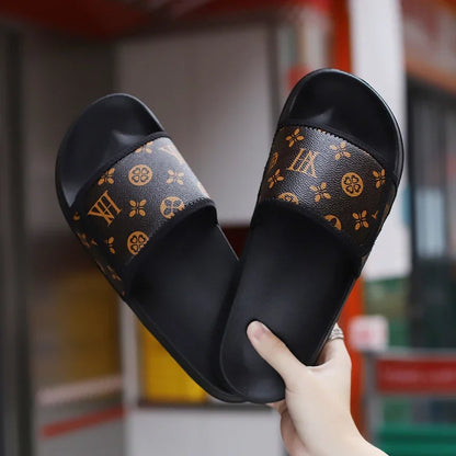 Summer Men Slippers Luxury Sport Slides Outdoor Street Clogs Quick Dry Beach Sandals Male Indoor Home Shoes Loafers Flip Flops
