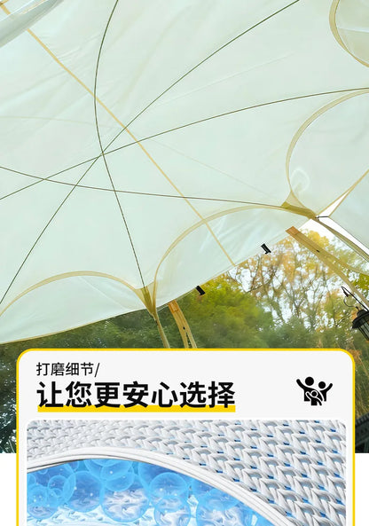 Transparent Bubble Tent for Winter Camping,Insulated Windproof Geodesic Dome Tent with Stargazing Skylight,Outdoor Glamping Tent