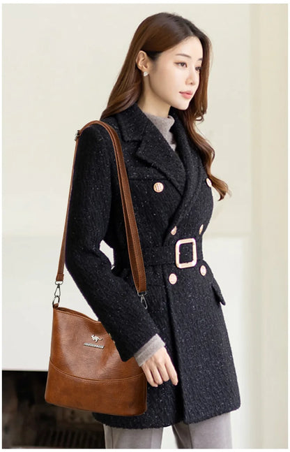 Genuine Brand PU Leather Sac Luxury Handbags Women Bags Designer Shoulder Crossbody Hand Bags for Women 2026 Purses and Handbags
