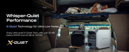 ECOFLOW Solar Generator DELTA 3 Plus with 45W Solar Panel, 1000W Solar Input, 1022Wh LiFePO4 Battery, Portable Power