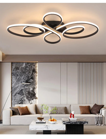 Simple Led Ceiling Light Creative Living Room Bedroom Study Dining Room Ceiling Lamp Nordic Modern Home Indoor Lighting Fixtures