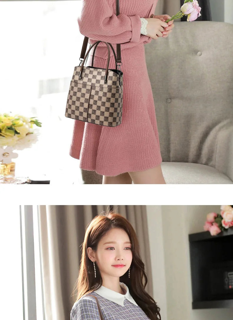 2026 New Fashion Women's Bag High Quality Versatile Retro Bucket Bag Designer Luxury Handbag Trend Ladies Shoulder Crossbody Bag