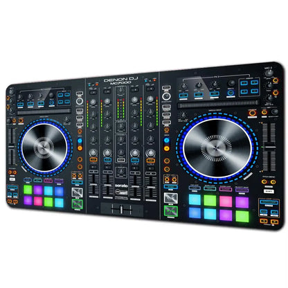 Radio pattern Mouse Pad Mousepad Large Abstract Mouse Pad Gaming Deskmat With Lockedge Office Non-slip Carpet