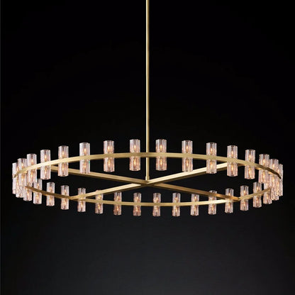 Villa Duplex Chandelier New Light Luxury Light Post Modern Crystal Chandelier Light Luxury For Living Room Lamp Home Decoration