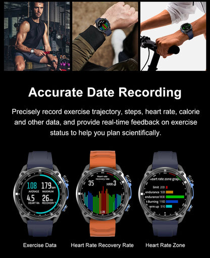 2026 Men GPS New Offline Map Smart Watch 10ATM Waterproof 4GB Route Navigation Clock 1000mAh Battery Outdoors Military Watches