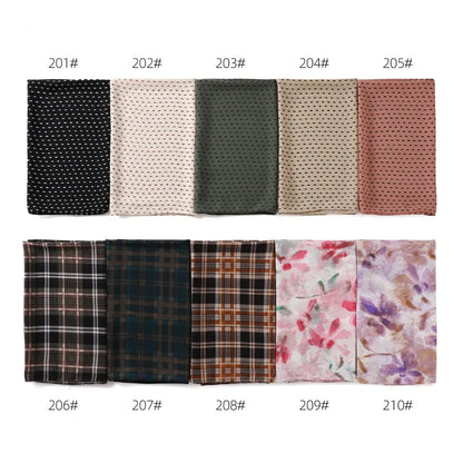 66 Colors Pearl Chiffon Printed Hijab Scarf New Fresh Small Floral Polka Dot Sunscreen Silk Scarf Shawl Turbans for Women Hijabs