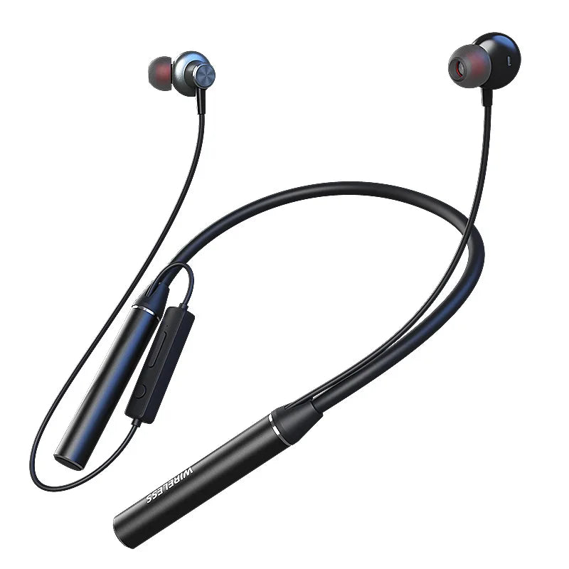 80 Hours Endurance Bass Bluetooth Headset With Microphone Stereo Neckband Headset Sports Headset TF Card